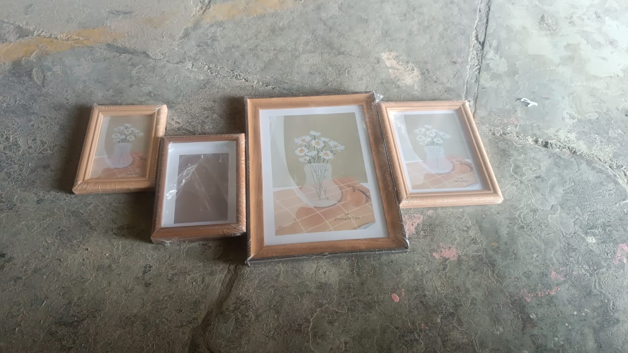 Creative Solid Wooden Photo Frame (Mix Design & Size / 1 Pc) - Shivani Jaswal Creative Solid Wooden Photo Frame (Mix Design & Size / 1 Pc)