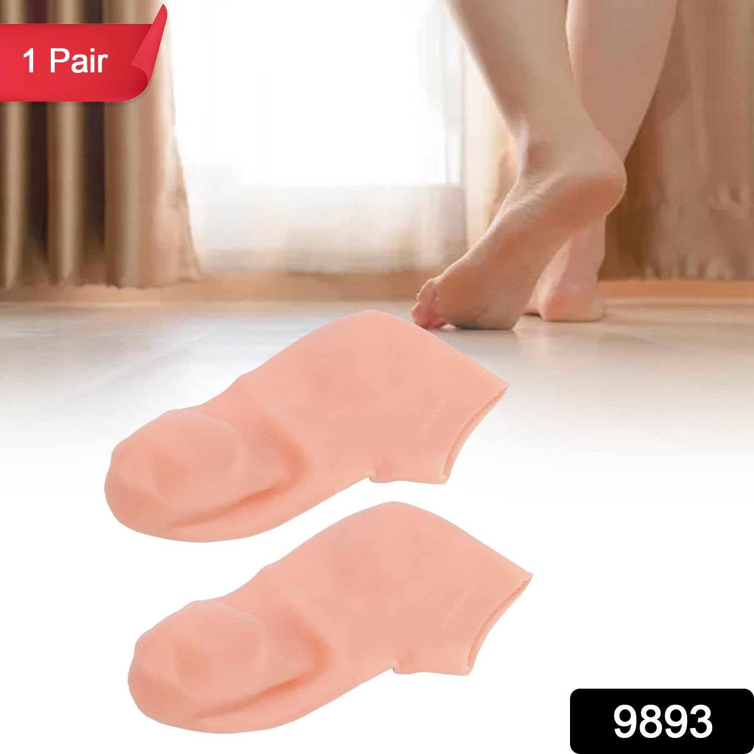 Silicone Soft Moisturizing Socks (1 Pair) - Shivani Jaswal Silicone Soft Moisturizing Socks (1 Pair)