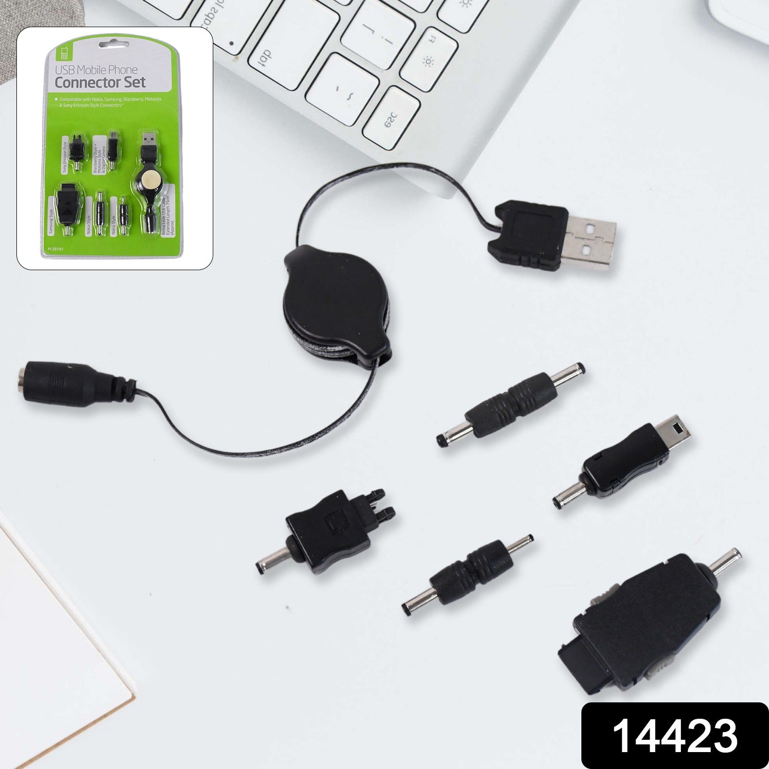 5 in 1 Universal Multi USB Charger Cable Connection kit for a Mobile Phone - Shivani Jaswal 5 in 1 Universal Multi USB Charger Cable Connection kit for a Mobile Phone