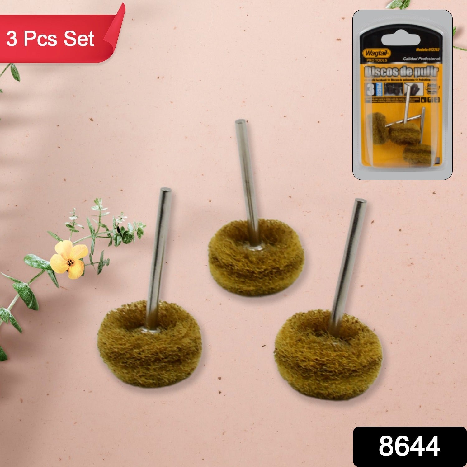 Abrasive Buffing Polishing Wheel Set (3 Pcs) - Shivani Jaswal Abrasive Buffing Polishing Wheel Set (3 Pcs)