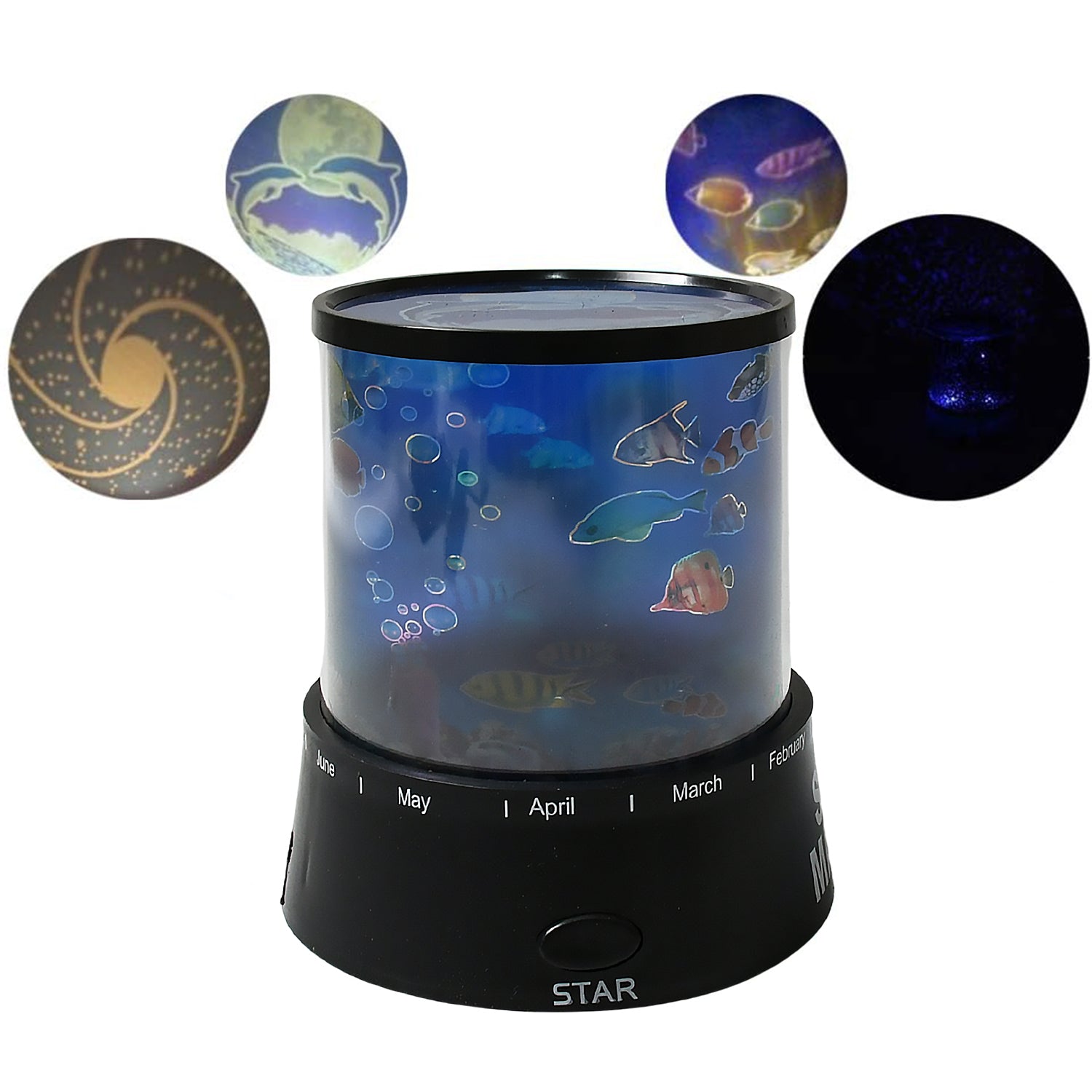 LED Projector Night Light – 3 Battery Lamps, Rotating with Music, Perfect for Kids & Home Decor (1 Pc, Battery Not Included) - Shivani Jaswal LED Projector Night Light – 3 Battery Lamps, Rotating with Music, Perfect for Kids & Home Decor (1 Pc, Battery Not Included)