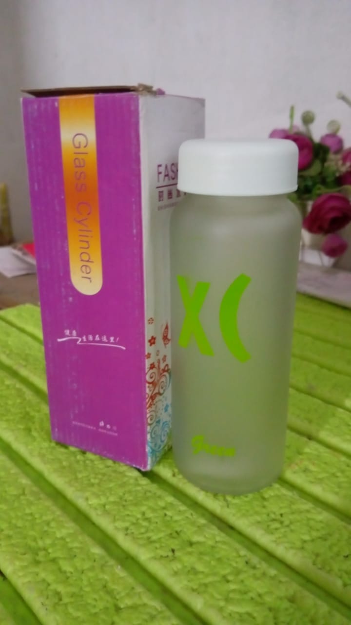 Outdoor Sport Glass water bottle (450 ML Approx / Mix Color / Design) - Shivani Jaswal Outdoor Sport Glass water bottle (450 ML Approx / Mix Color / Design)