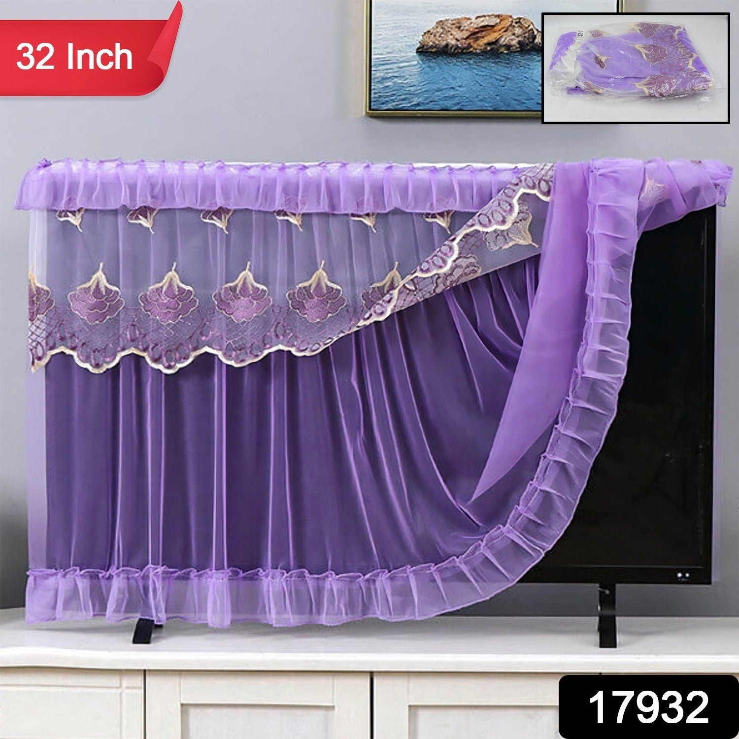 Dustproof Cover for Indoor, TV Screen Protector Cloth Cover (32 Inch) - Shivani Jaswal Dustproof Cover for Indoor, TV Screen Protector Cloth Cover (32 Inch)