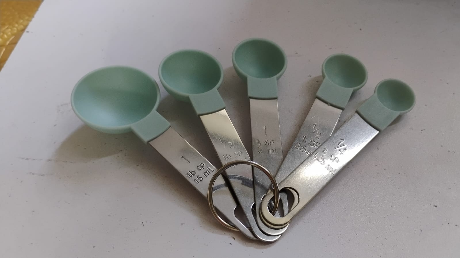 Stainless Steel and Plastics Measuring Spoon (Set of 5 Pc) - Shivani Jaswal Stainless Steel and Plastics Measuring Spoon (Set of 5 Pc)