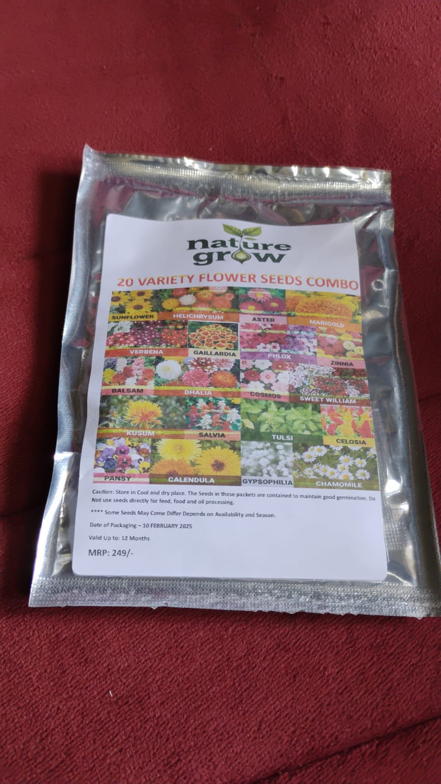 Seeds 20 Varieties of Flower Seeds Combo (1 Pkt / 20 Varieties) - Shivani Jaswal Seeds 20 Varieties of Flower Seeds Combo (1 Pkt / 20 Varieties)