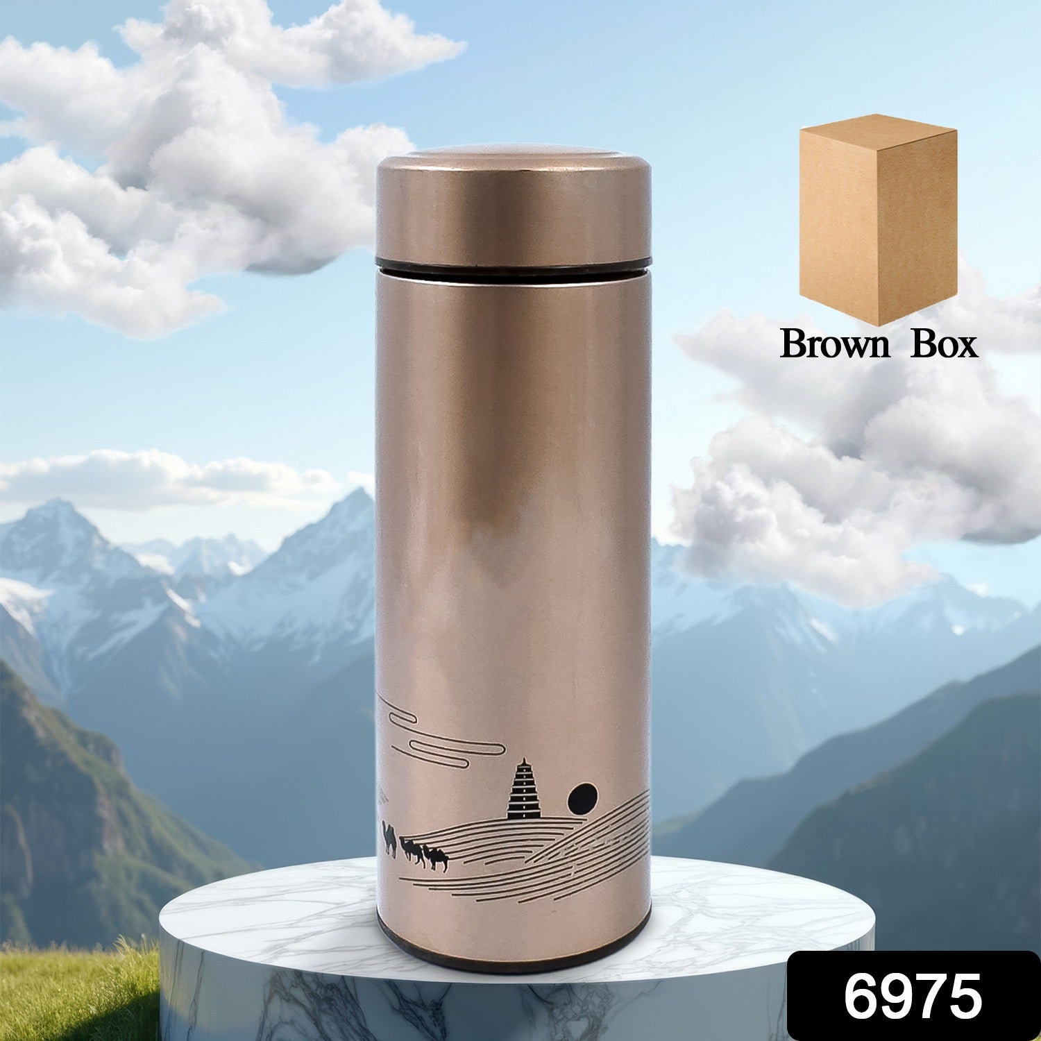 Vacuum Bottle, Double Wall Vacuum Mug, Stainless Steel water Bottle (350 ML Approx) - Shivani Jaswal Vacuum Bottle, Double Wall Vacuum Mug, Stainless Steel water Bottle (350 ML Approx)