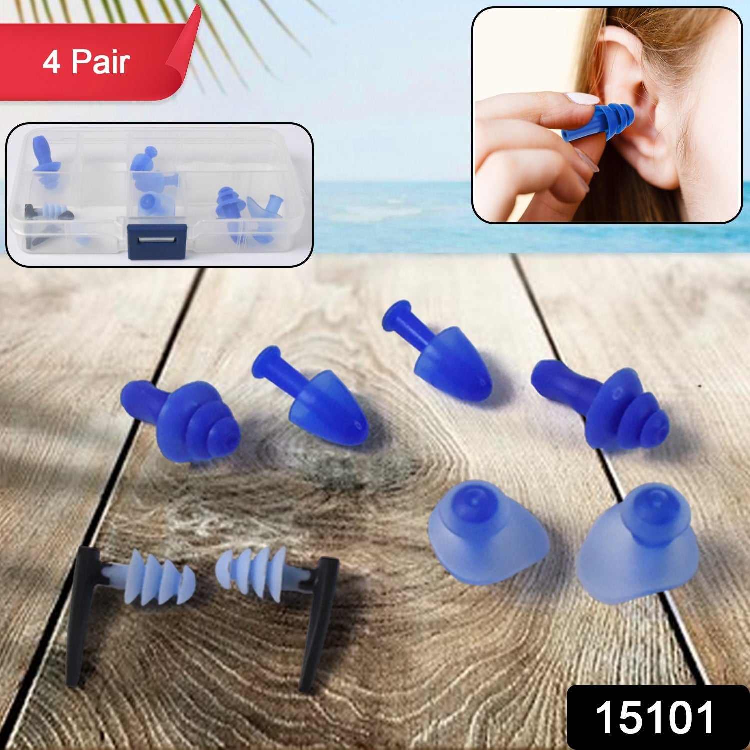 Safety Ultra Soft Foam Ear Plugs Reusable Ear Plugs for Sleeping, Travel (4 Pair) - Shivani Jaswal Safety Ultra Soft Foam Ear Plugs Reusable Ear Plugs for Sleeping, Travel (4 Pair)