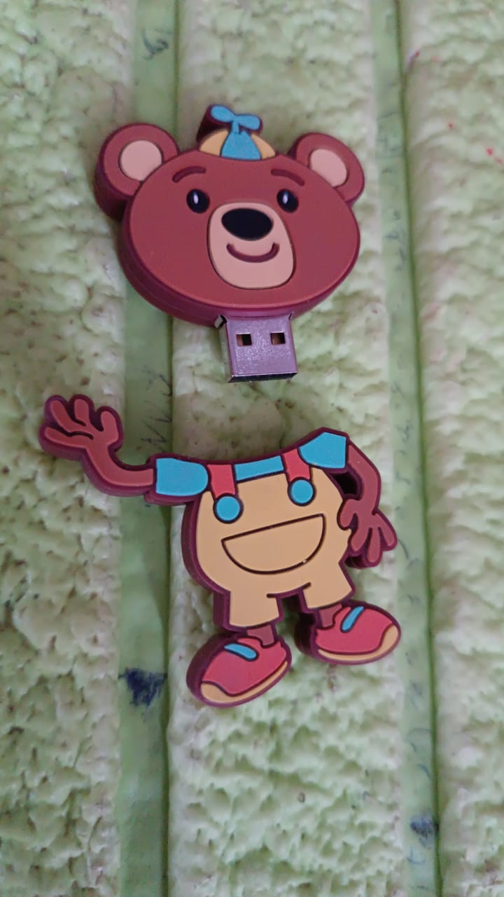 Portable Cartoon Shape Silicone USB Pen drive / Flash disk (15 GB With Baby Rhymes Song / 1 Pc) - Shivani Jaswal Portable Cartoon Shape Silicone USB Pen drive / Flash disk (15 GB With Baby Rhymes Song / 1 Pc)
