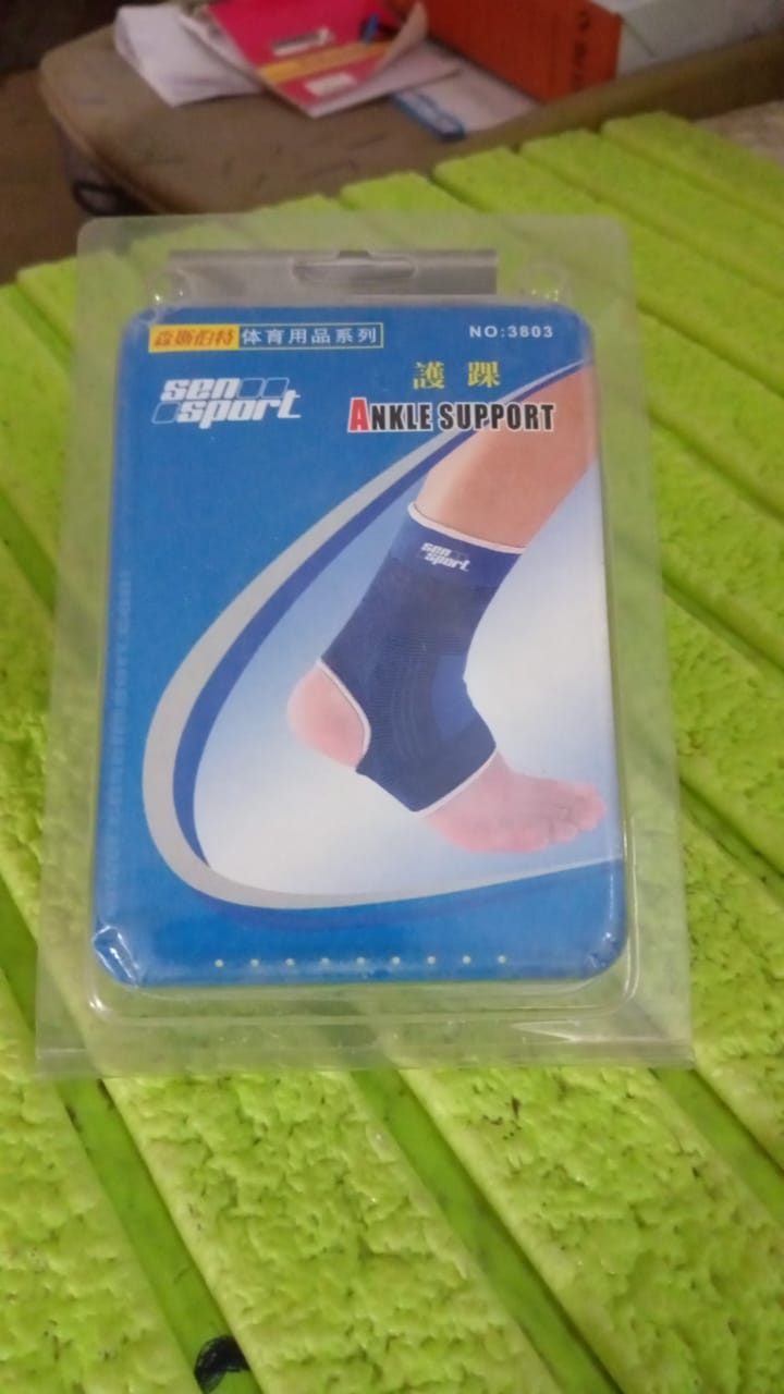 Ankle Support Brace Cap Wrap Pad (1 Pair / With Card Packing) - Shivani Jaswal Ankle Support Brace Cap Wrap Pad (1 Pair / With Card Packing)