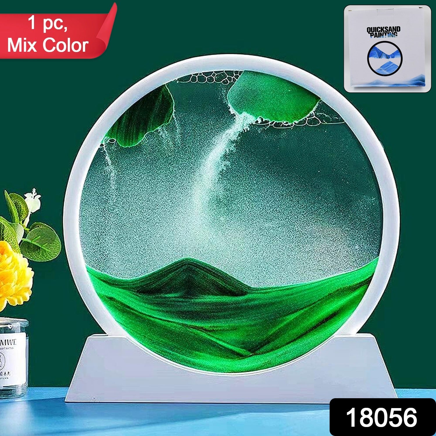 3D Moving Sand Art Picture Decor (1 Pc / Multicolor) - Shivani Jaswal 3D Moving Sand Art Picture Decor (1 Pc / Multicolor)