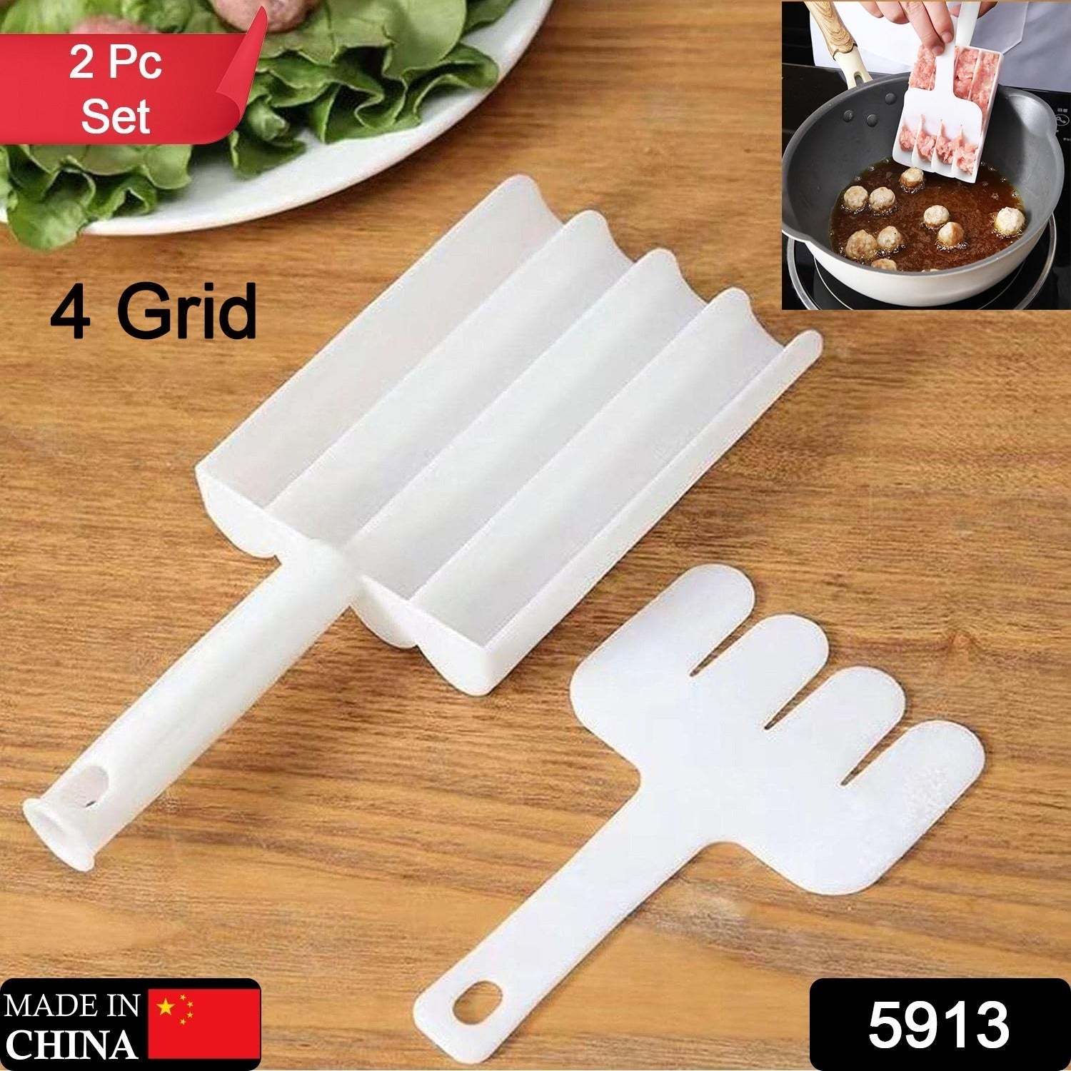 Small Multifunction Fritters Maker - Creative Fritters Scoop Multi-Function Ball Maker | Portable Maker for Making Cake Balls, Ice Cream Spoon, Doughnut, Hand Cutting Scoop(2pc Set) - Shivani Jaswal Small Multifunction Fritters Maker - Creative Fritters Scoop Multi-Function Ball Maker | Portable Maker for Making Cake Balls, Ice Cream Spoon, Doughnut, Hand Cutting Scoop(2pc Set)