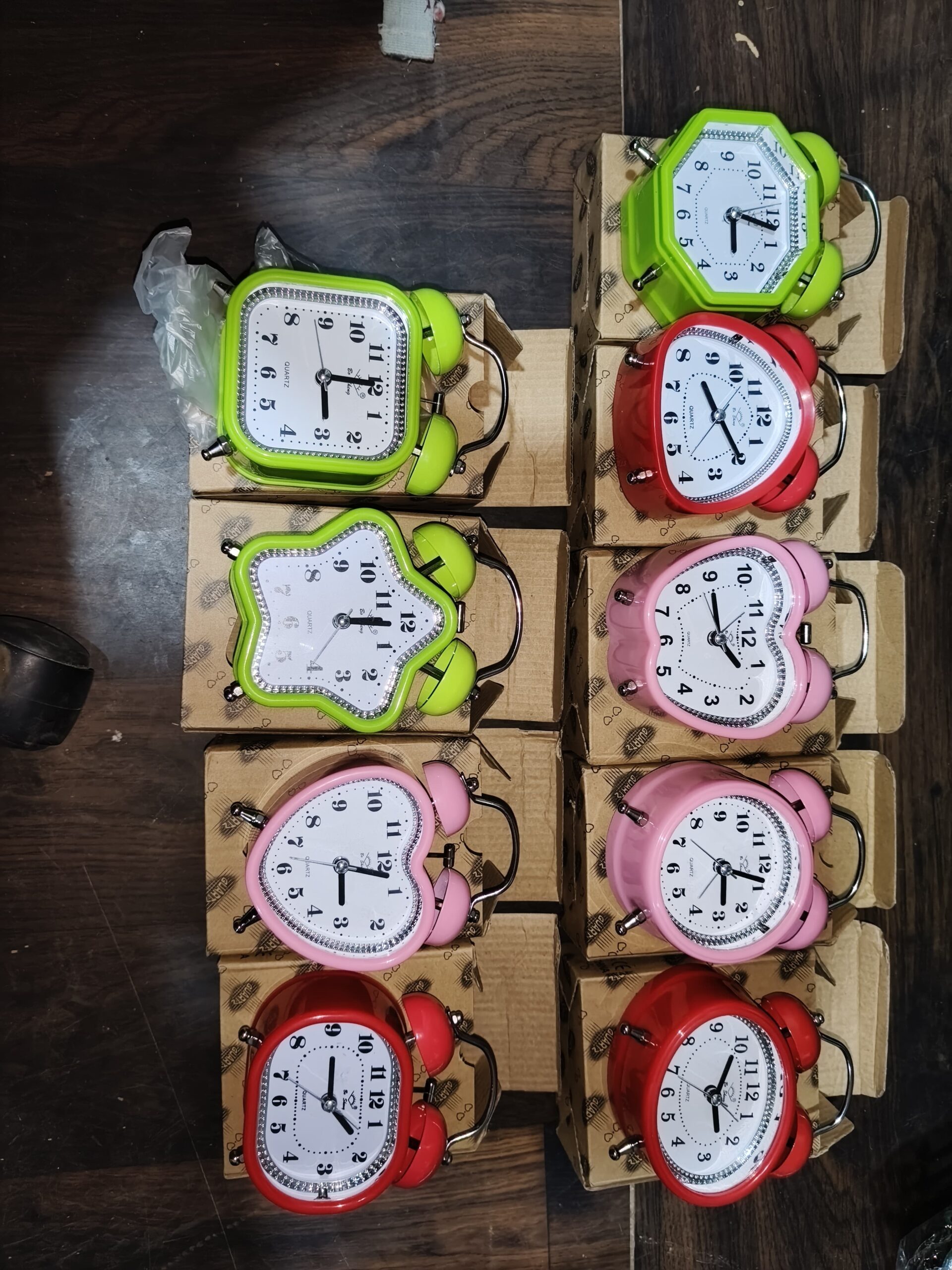 Mini Cute Alarm Clock Small Kids and Students (Mix Design & Color / 1 Pc) - Shivani Jaswal Mini Cute Alarm Clock Small Kids and Students (Mix Design & Color / 1 Pc)