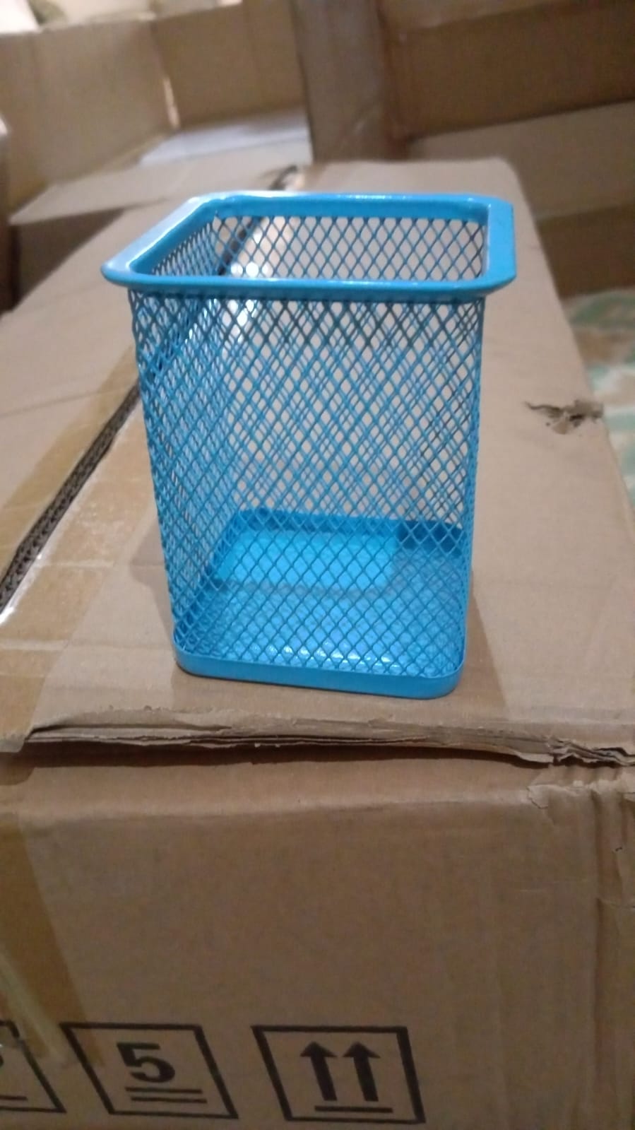 Pen Holder for Desk, Metal Mesh Holder (1 Pc) - Shivani Jaswal Pen Holder for Desk, Metal Mesh Holder (1 Pc)