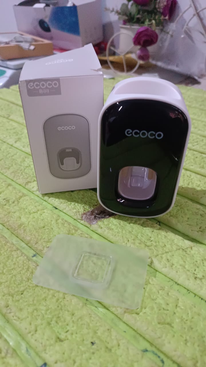 ABS Automatic Toothpaste Dispenser Space Saving for Home Bath Accessory (1 Pc) - Shivani Jaswal ABS Automatic Toothpaste Dispenser Space Saving for Home Bath Accessory (1 Pc)