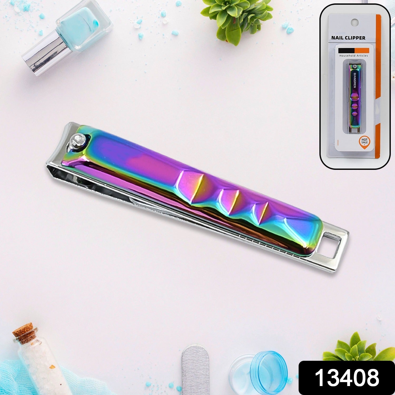 Stainless Steel Folding Portable Large Nail Clippers with Nail File (1 Pc) - Shivani Jaswal Stainless Steel Folding Portable Large Nail Clippers with Nail File (1 Pc)