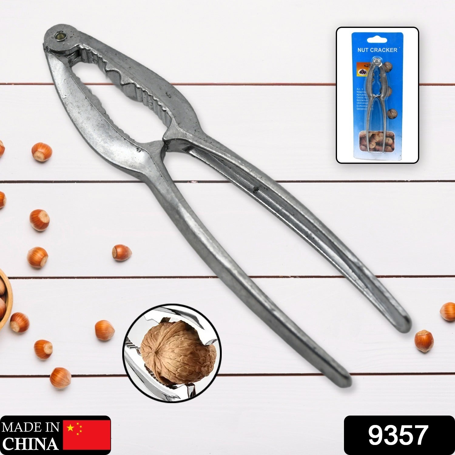 Luxury Stainless Walnut Cracker – Portable Nut Cutter & Pliers - Shivani Jaswal Luxury Stainless Walnut Cracker – Portable Nut Cutter & Pliers