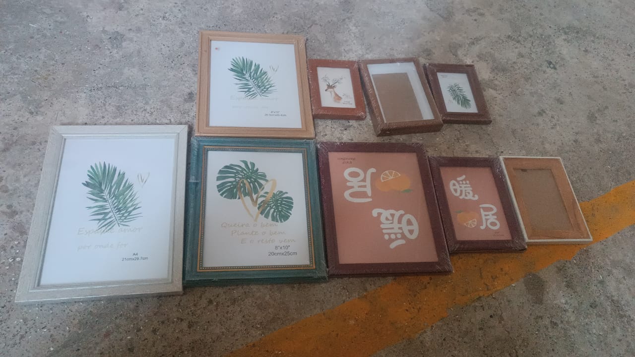 Creative Solid Wooden Photo Frame (Mix Design & Size / 1 Pc) - Shivani Jaswal Creative Solid Wooden Photo Frame (Mix Design & Size / 1 Pc)