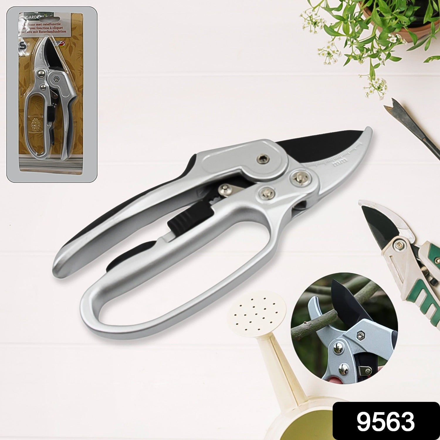 Pruning Shear Garden Shear Steel, Hand Shears, 20 Cm / 8 inch (1 Pc) - Shivani Jaswal Pruning Shear Garden Shear Steel, Hand Shears, 20 Cm / 8 inch (1 Pc)