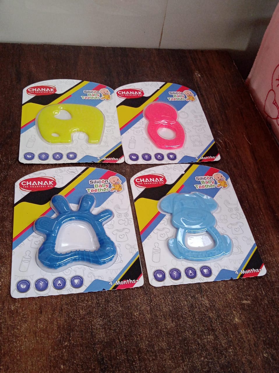 Silicone Baby Teether Pack of 1 (Mix Design & Color) - Shivani Jaswal Silicone Baby Teether Pack of 1 (Mix Design & Color)
