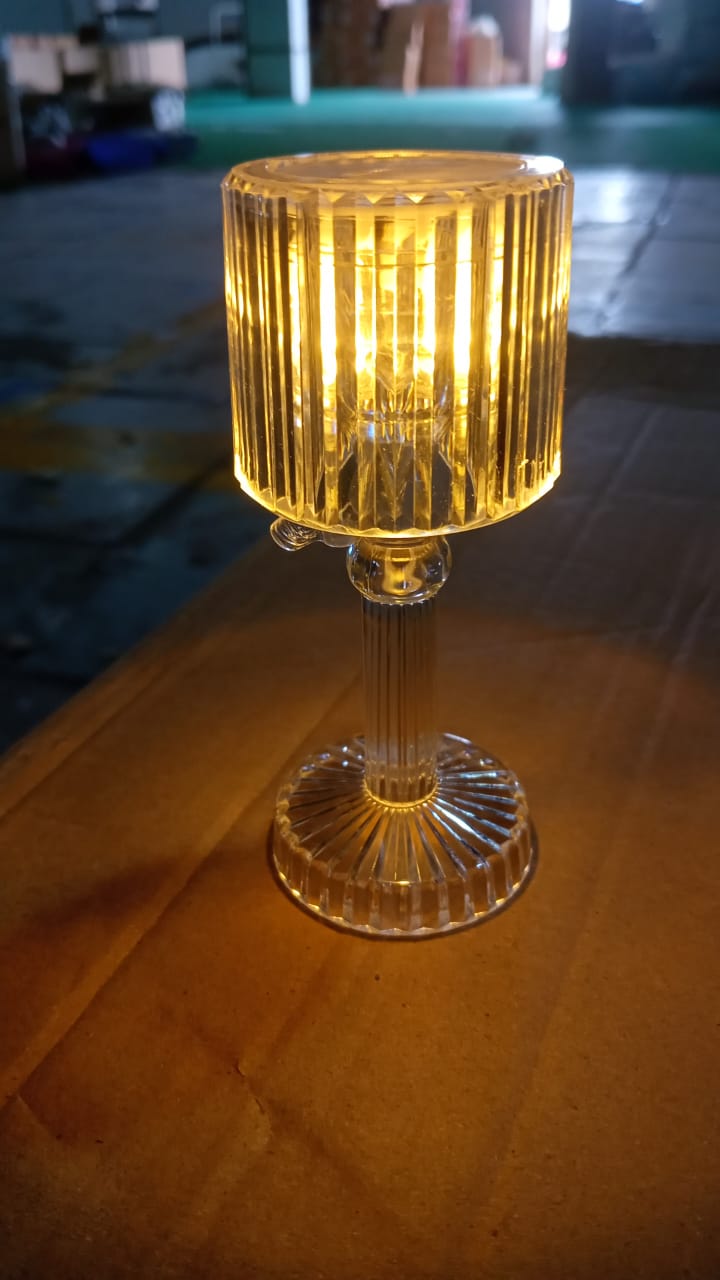 Big Acrylic LED Desk Lamps Table Lamp Portable Crystal (1 Pc / Big) - Shivani Jaswal Big Acrylic LED Desk Lamps Table Lamp Portable Crystal (1 Pc / Big)