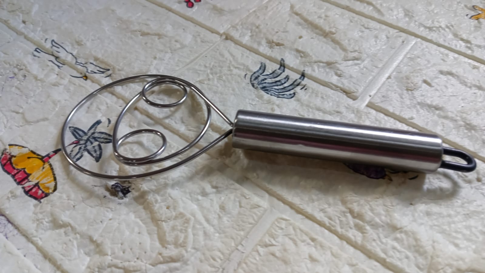Dough Whisk, Premium Stainless Steel Dutch Whisk, Dough Hand Mixer Artisan Blender For Egg, Bread, Cake, Pastry, Pizza Dough - Perfect Baking Tools, Whisking, Tirring Kitchen Tools (1 Pc) - Shivani Jaswal Dough Whisk, Premium Stainless Steel Dutch Whisk, Dough Hand Mixer Artisan Blender For Egg, Bread, Cake, Pastry, Pizza Dough - Perfect Baking Tools, Whisking, Tirring Kitchen Tools (1 Pc)
