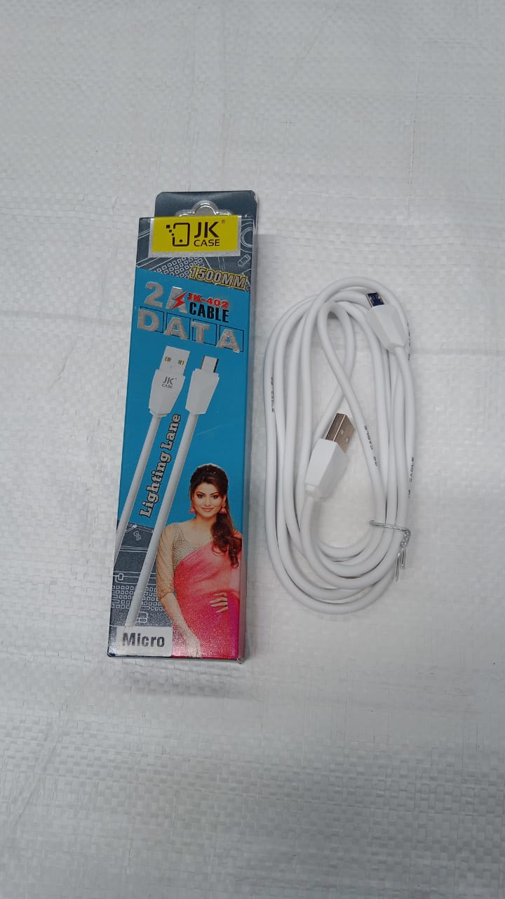 Jk Fast Charging for android, Micro Cable (1500 mm) - Shivani Jaswal Jk Fast Charging for android, Micro Cable (1500 mm)