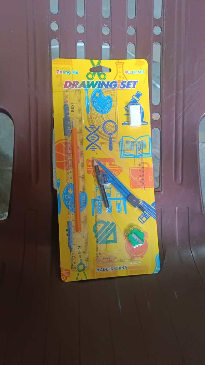 9 in 1 Stationery Set for School Student Office, Draft Rulers - Shivani Jaswal 9 in 1 Stationery Set for School Student Office, Draft Rulers