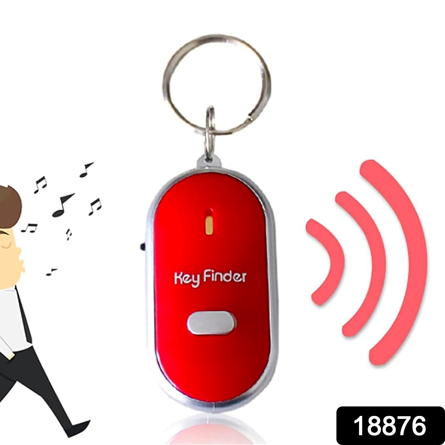 Key Finder Anti Key Lost Key Chain Whistle Induction (1 Pc) - Shivani Jaswal Key Finder Anti Key Lost Key Chain Whistle Induction (1 Pc)