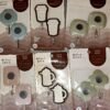 Multipurpose Wall Hooks: Strong & Self-Adhesive for Bathroom, Kitchen, Office ( Mix Design )