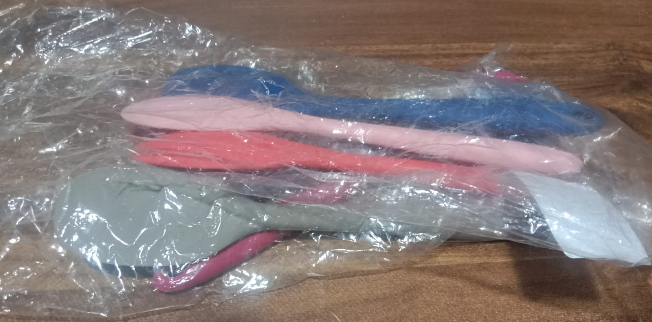 Multipurpose Silicone Spoon, Silicone Basting Spoon Non-Stick Kitchen Utensils Household Gadgets Heat-Resistant Non Stick Spoons Kitchen Cookware Items For Cooking and Baking (6 Pcs Set) - Shivani Jaswal Multipurpose Silicone Spoon, Silicone Basting Spoon Non-Stick Kitchen Utensils Household Gadgets Heat-Resistant Non Stick Spoons Kitchen Cookware Items For Cooking and Baking (6 Pcs Set)