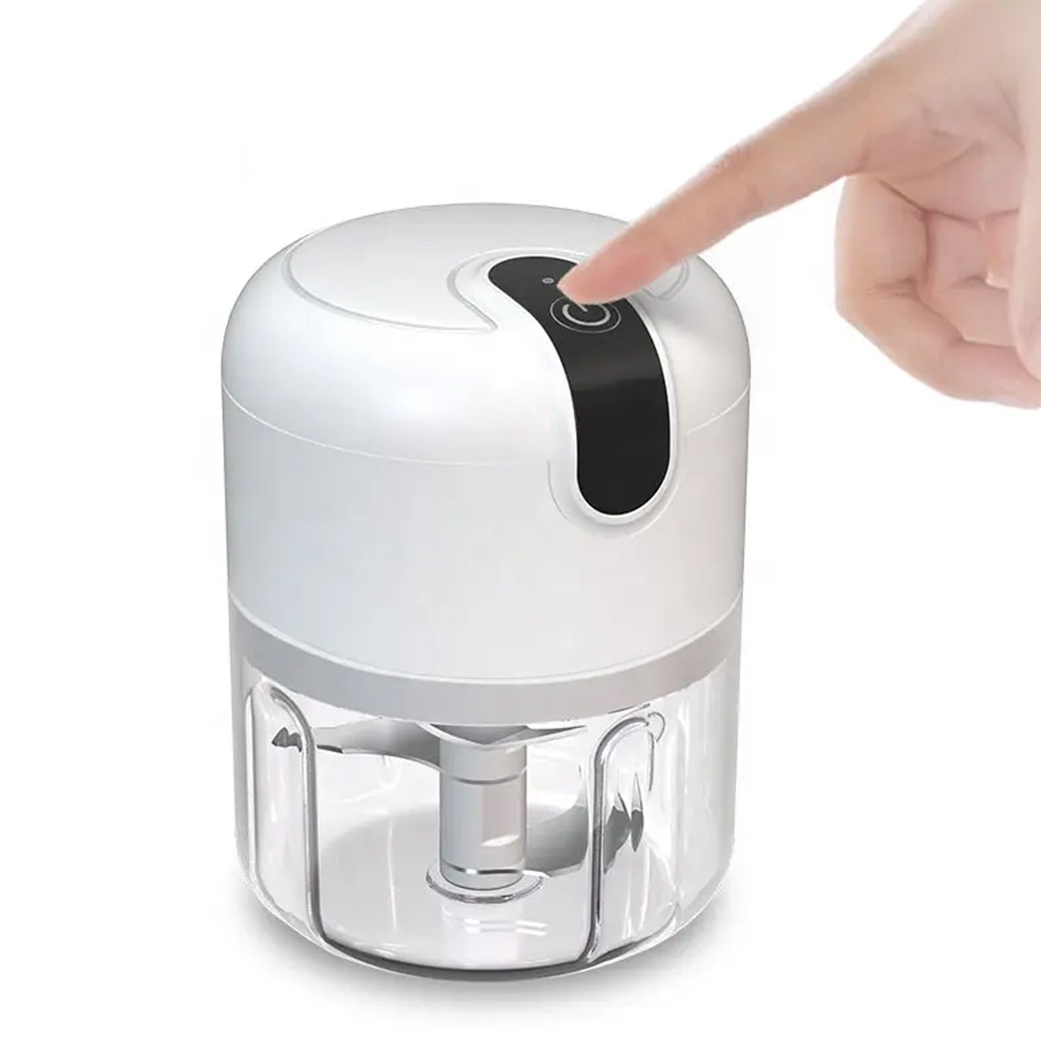 Wireless USB Rechargeable Mini Electric Garlic Machine / Chopper (250Ml) - Shivani Jaswal Wireless USB Rechargeable Mini Electric Garlic Machine / Chopper (250Ml)