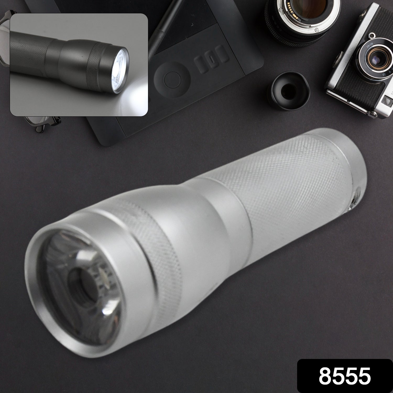 Portable Mini Torch / Flashlight LED Powerful High Lumens Pen Light Easy To Carry, Portable Pocket Compact Torch for Emergency 3 Battery operated (Battery not included / 1 pc) - Shivani Jaswal Portable Mini Torch / Flashlight LED Powerful High Lumens Pen Light Easy To Carry, Portable Pocket Compact Torch for Emergency 3 Battery operated (Battery not included / 1 pc)