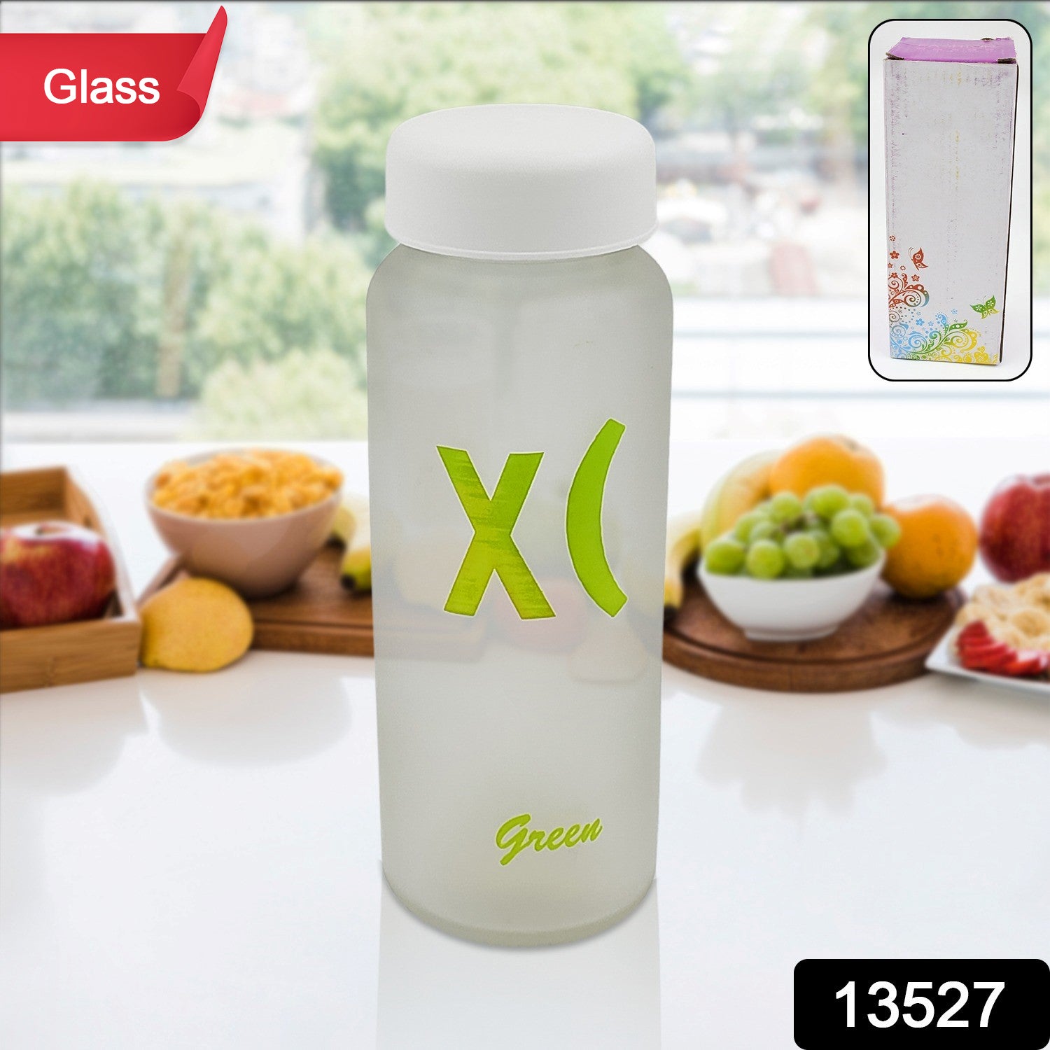 Outdoor Sport Glass water bottle (450 ML Approx / Mix Color / Design) - Shivani Jaswal Outdoor Sport Glass water bottle (450 ML Approx / Mix Color / Design)