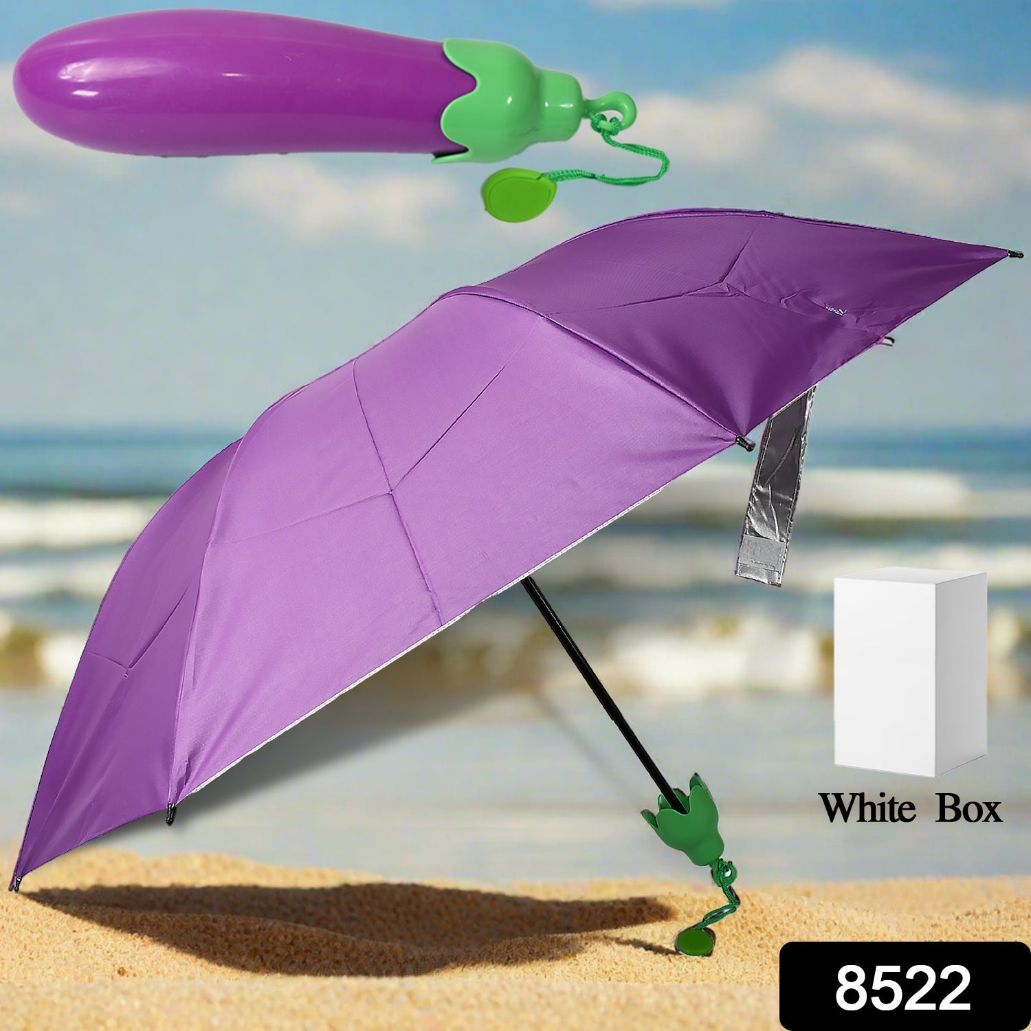 Vegetable shaped Folding Umbrella, Plastic Case Creative Fashion Folding Mini Sun Shade Rain Umbrella, Unique Umbrella, Sun & UV Protection, Cute Design (1 Pc) - Shivani Jaswal Vegetable shaped Folding Umbrella, Plastic Case Creative Fashion Folding Mini Sun Shade Rain Umbrella, Unique Umbrella, Sun & UV Protection, Cute Design (1 Pc)