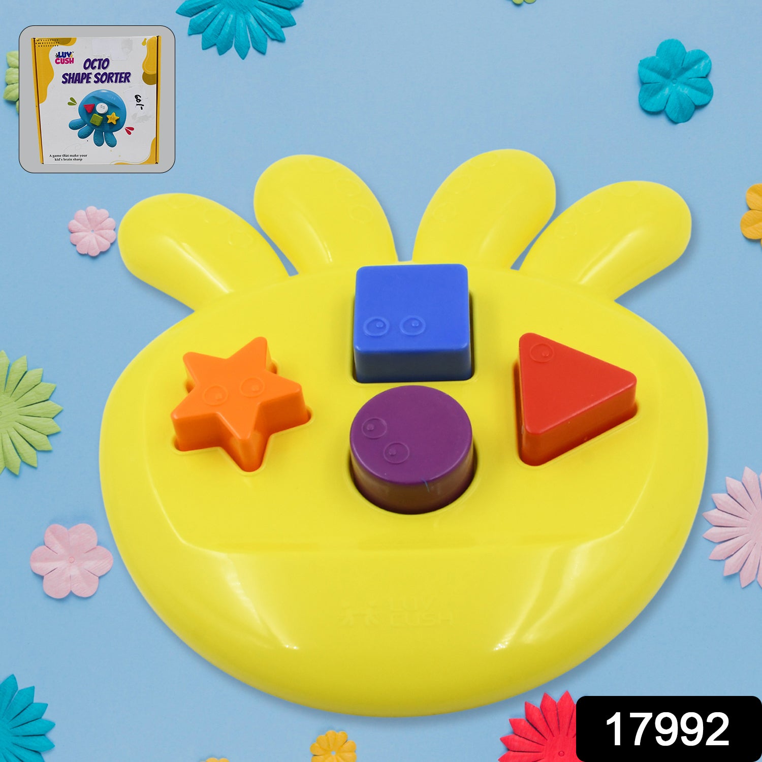 Octo Shape Sorter Toy for Kids’ Learning & Grasping (1 Pc) - Shivani Jaswal Octo Shape Sorter Toy for Kids’ Learning & Grasping (1 Pc)