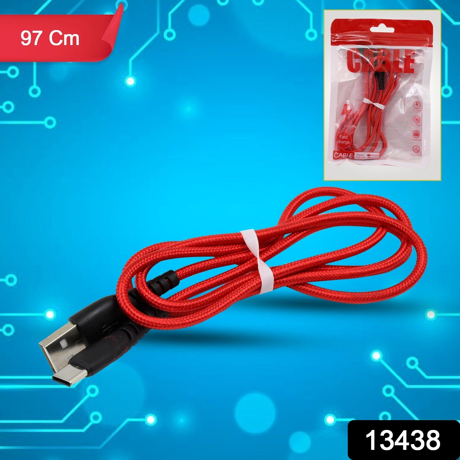 Type C data cable Fast Charging, Data Transfer Cable (97 cm / 1 Pc) - Shivani Jaswal Type C data cable Fast Charging, Data Transfer Cable (97 cm / 1 Pc)