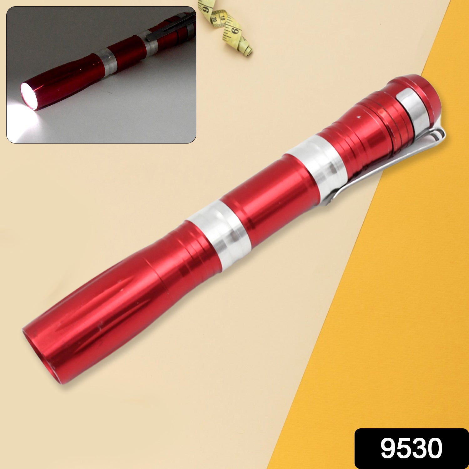 Portable Mini Torch / Flashlight LED Powerful High Lumens Pen Light with Clip, Portable Pocket Compact Torch for Emergency AA Battery operated (1 Pc / Battery not included) - Shivani Jaswal Portable Mini Torch / Flashlight LED Powerful High Lumens Pen Light with Clip, Portable Pocket Compact Torch for Emergency AA Battery operated (1 Pc / Battery not included)