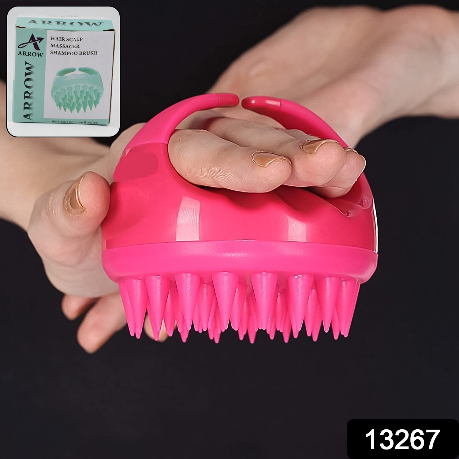 Scalp Massager, Head Massager Comb (1 Pc), Hair accessories - Shivani Jaswal Scalp Massager, Head Massager Comb (1 Pc), Hair accessories