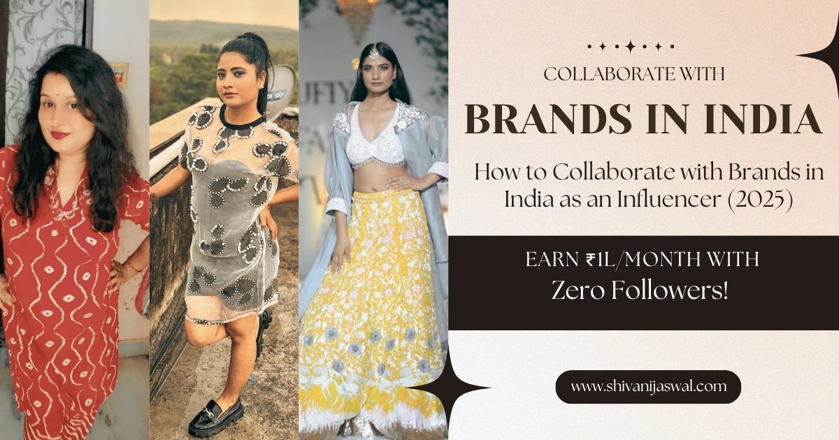 Learn how to collaborate with brands as an influencer in India even with a small audience