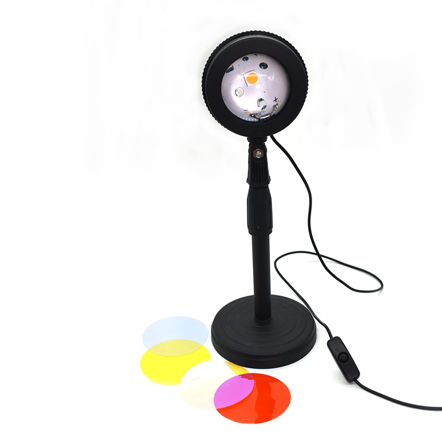4 Colors Sunset Lamp, Sunset Projection Lamp LED Night Lights - Shivani Jaswal 4 Colors Sunset Lamp, Sunset Projection Lamp LED Night Lights