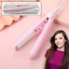 Beauty and Personal Care Professional Ceramic Plate Mini Hair Styler Straightener and Curler