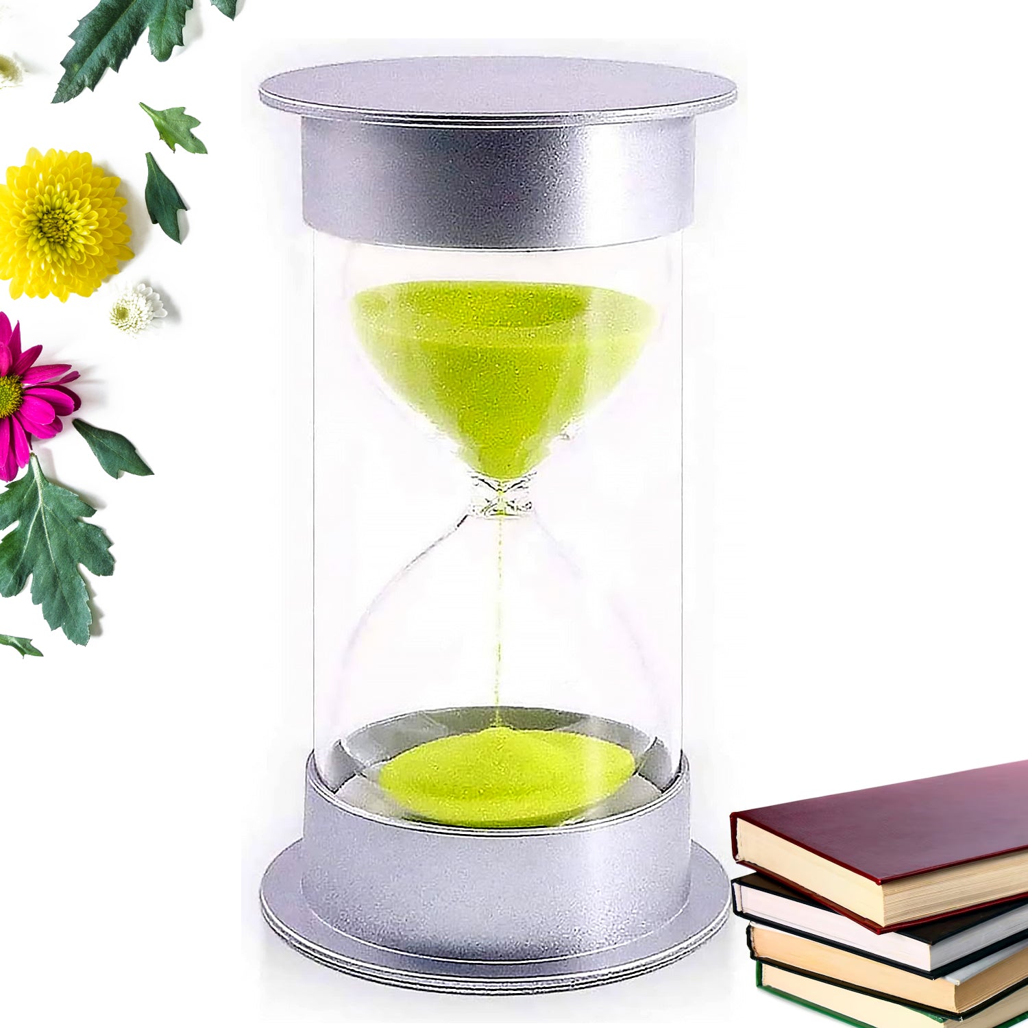 45-Minute Green Sand Timer – Hourglass Time Management Tool for Classroom & Games (Color : Green) - Shivani Jaswal 45-Minute Green Sand Timer – Hourglass Time Management Tool for Classroom & Games (Color : Green)