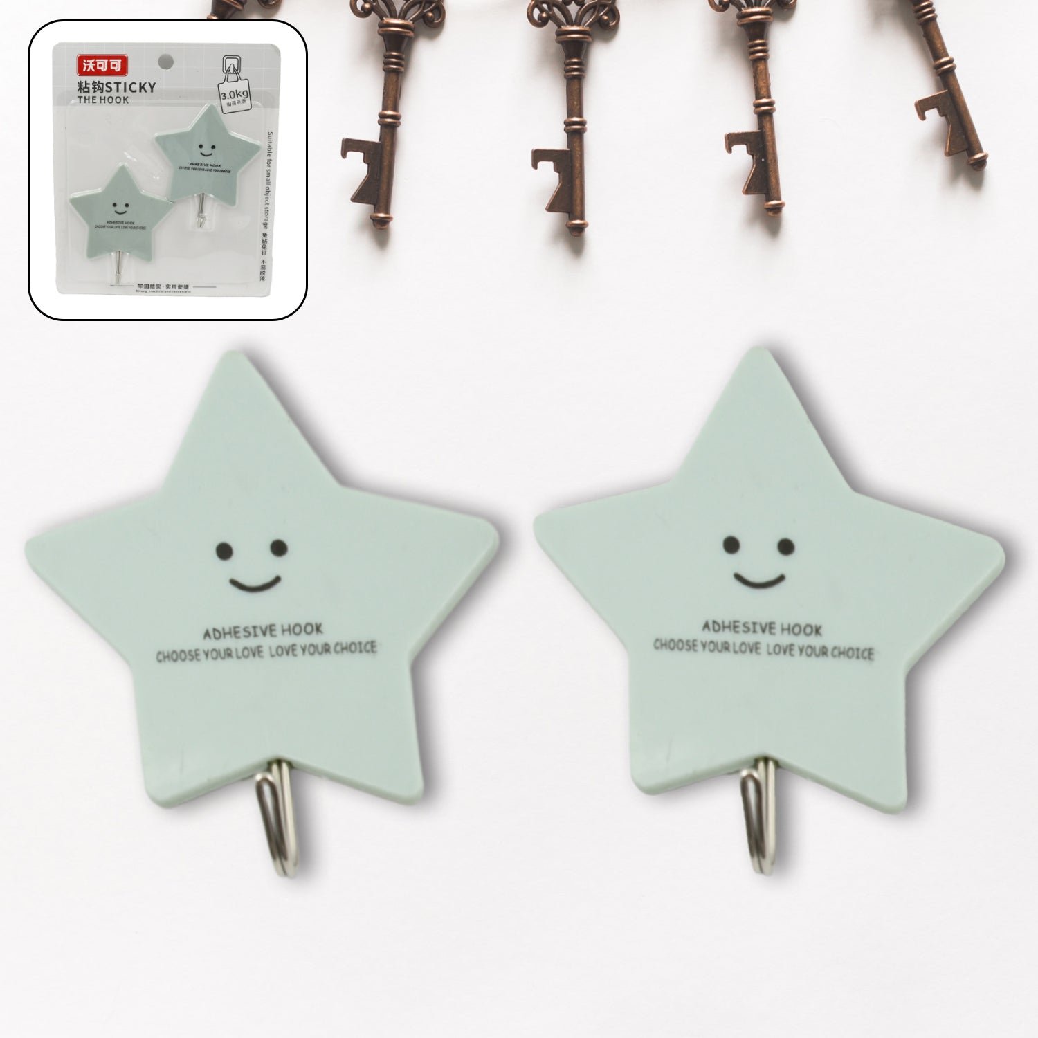 Multipurpose Strong Self-Adhesive Hooks – Heavy Plastic Wall Hooks for Home, Kitchen & Office Use - Shivani Jaswal Multipurpose Strong Self-Adhesive Hooks – Heavy Plastic Wall Hooks for Home, Kitchen & Office Use