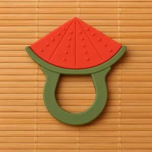 Baby Silicone Teether (1 Pc): Food Grade, Non-Toxic, Teething Relief (3 Months+)