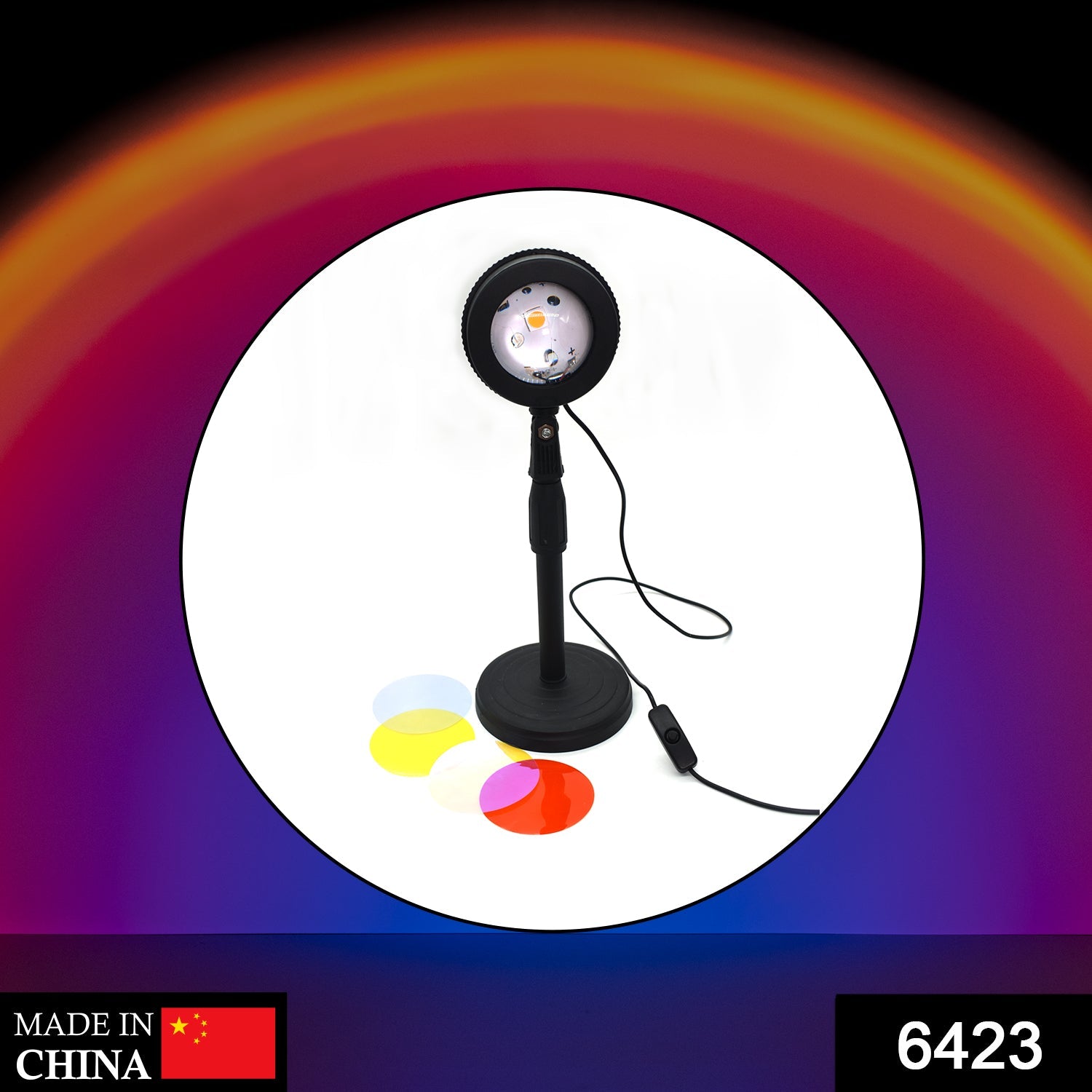 4 Colors Sunset Lamp, Sunset Projection Lamp LED Night Lights - Shivani Jaswal 4 Colors Sunset Lamp, Sunset Projection Lamp LED Night Lights