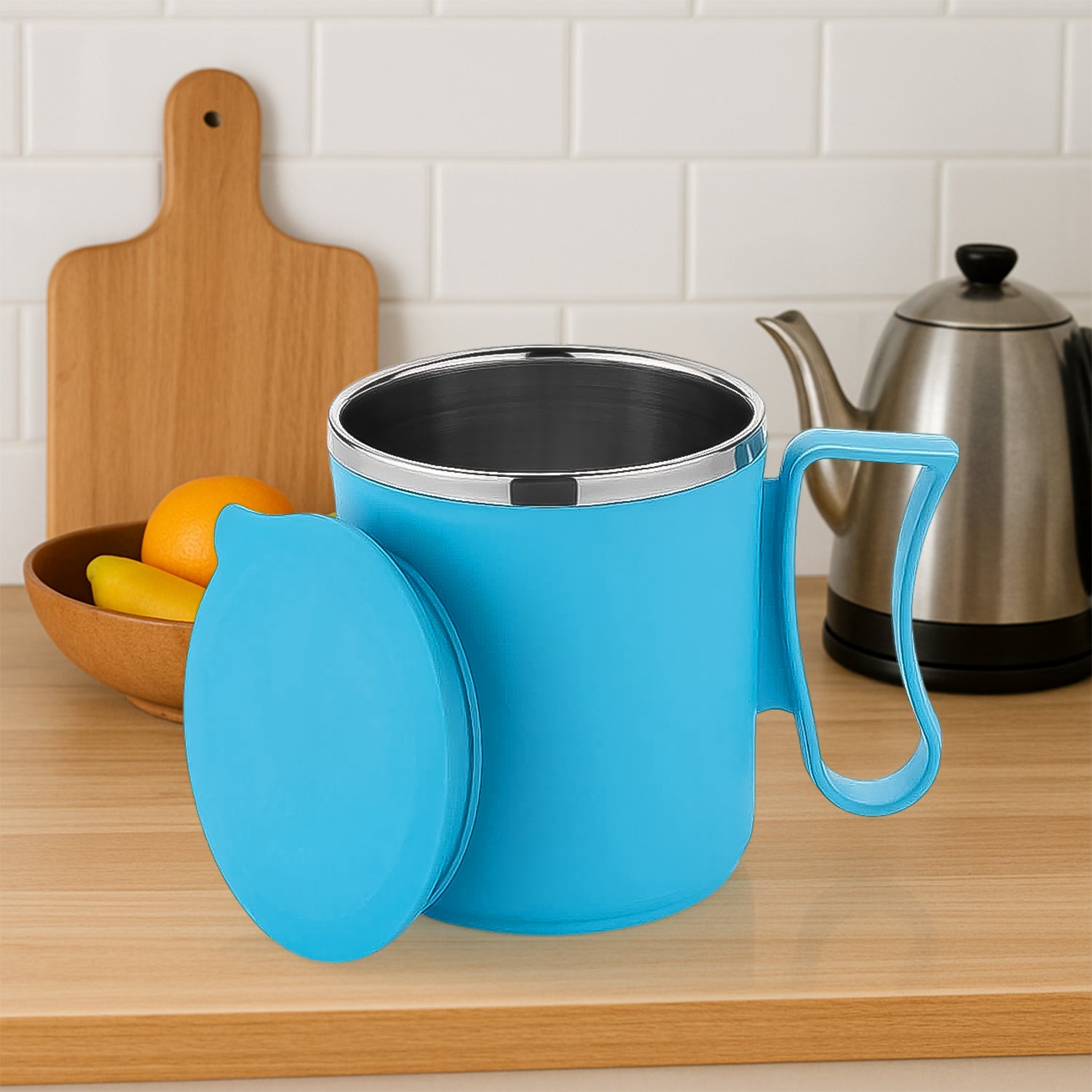 300ml Stainless Steel Mug: Insulated, Leakproof Lid, Hot/Cold Drinks (Mix Color) - Shivani Jaswal 300ml Stainless Steel Mug: Insulated, Leakproof Lid, Hot/Cold Drinks (Mix Color)