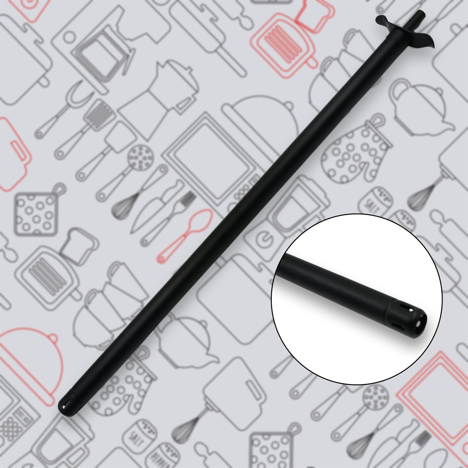 Big Stainless Steel Gas Lighter, Long Spark Unbreakable Lighter for Kitchen Stove (46 cm) - Shivani Jaswal Big Stainless Steel Gas Lighter, Long Spark Unbreakable Lighter for Kitchen Stove (46 cm)