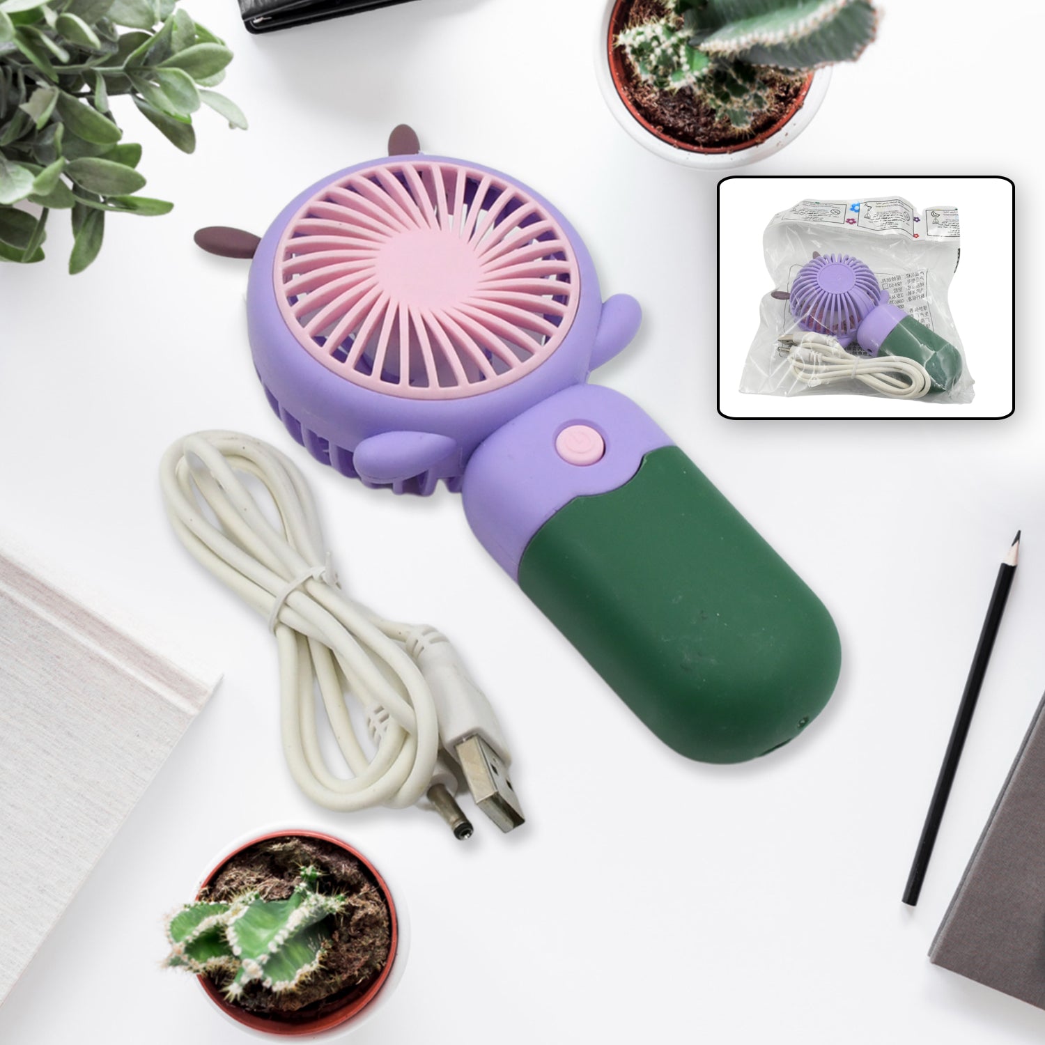 Mini USB Handheld Fan, Portable and lightweight Mini Fan for Home, Office, Travel and Outdoor Use (1 Pc) - Shivani Jaswal Mini USB Handheld Fan, Portable and lightweight Mini Fan for Home, Office, Travel and Outdoor Use (1 Pc)