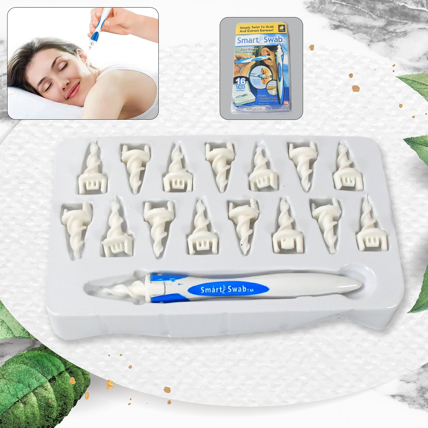 Ear Wax Removal Ear Cleaner Earwax Remover Spiral Soft Silicone Safe Upgraded Smart Earwax Removal Tool Swab Kit With 16 Replacement Tips For Adults & Kids - Shivani Jaswal Ear Wax Removal Ear Cleaner Earwax Remover Spiral Soft Silicone Safe Upgraded Smart Earwax Removal Tool Swab Kit With 16 Replacement Tips For Adults & Kids