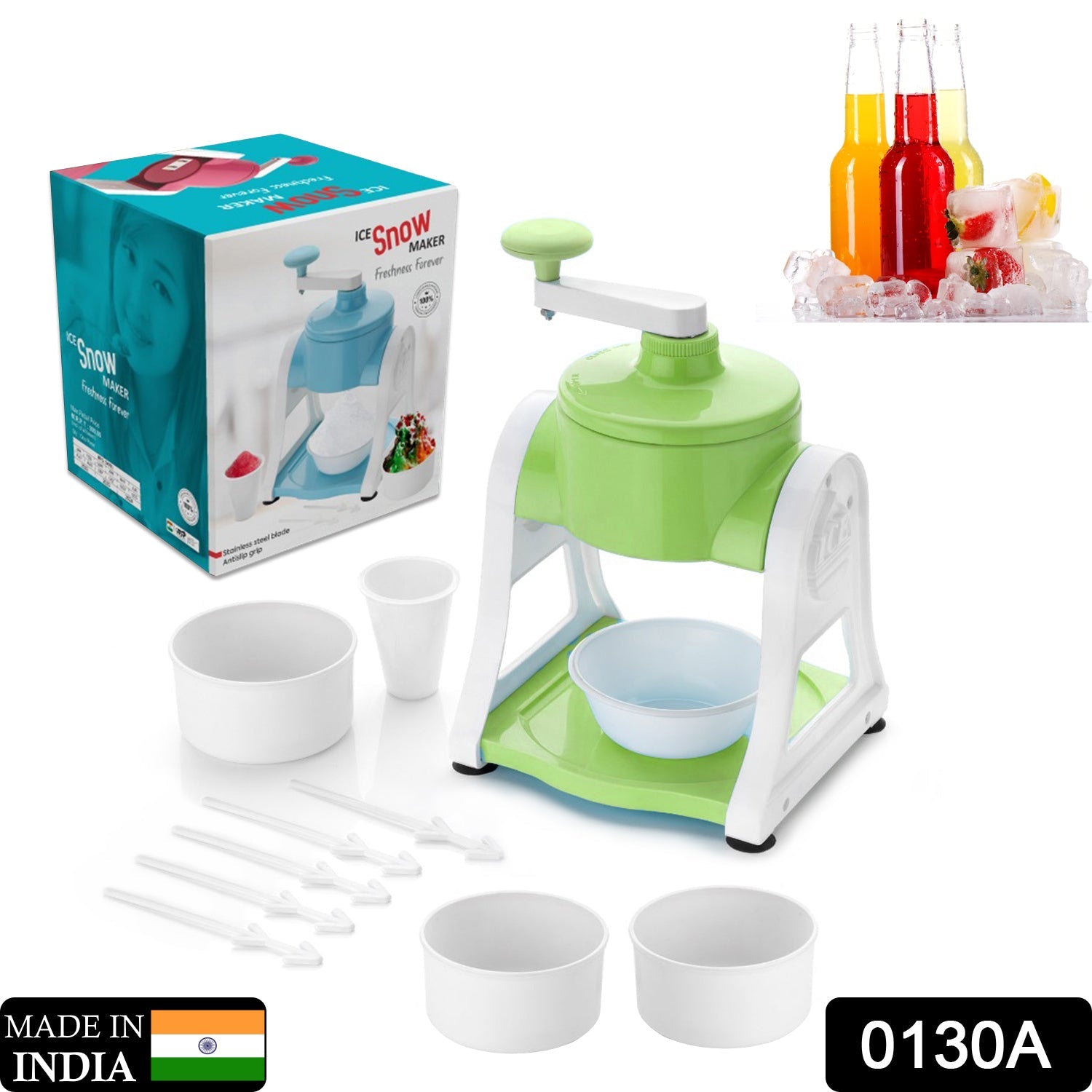 Ice Gola Maker Ice Snow Maker Machine | Ice Crusher | Indoor Outdoor Manual With Steel Blade & Antislip Grip - Shivani Jaswal Ice Gola Maker Ice Snow Maker Machine | Ice Crusher | Indoor Outdoor Manual With Steel Blade & Antislip Grip